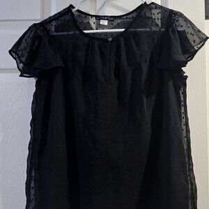 Women's Lacy Two-Layered Top